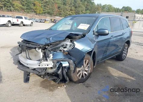 2021 Honda Pilot Awd Ex-L z USA, uszkodzony, nr VIN 5FNYF6H50MB087538